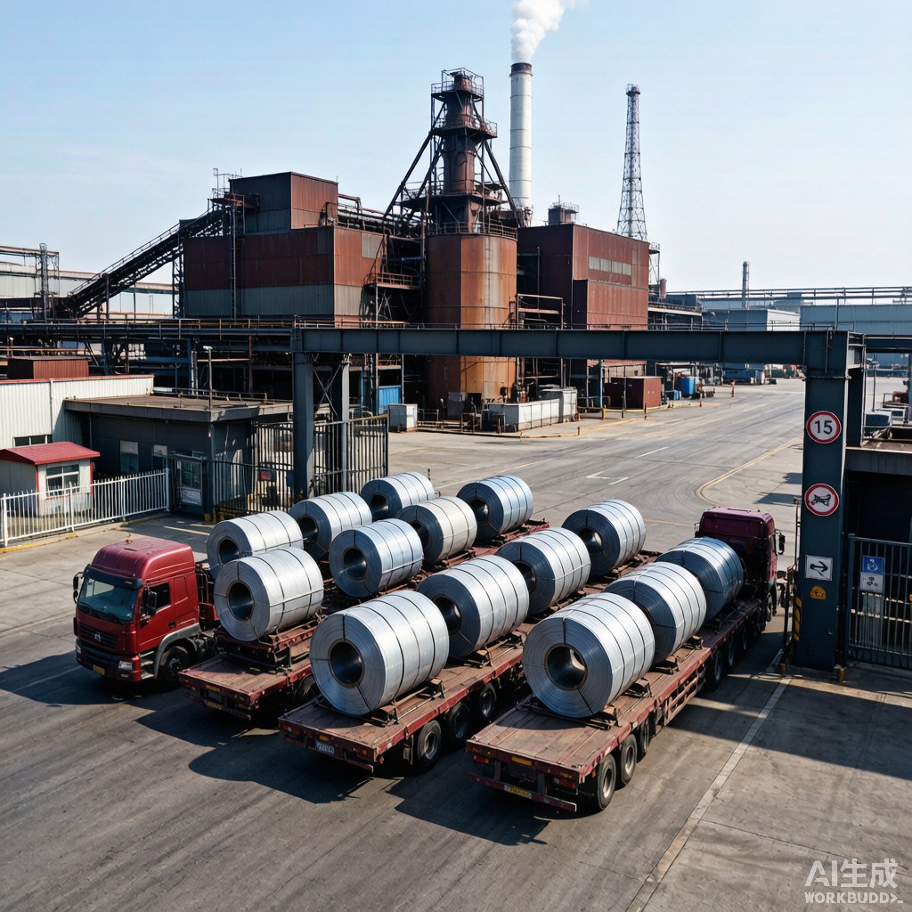 钢厂钢卷批量发运日均 12 车